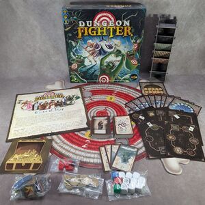 Dungeon Fighter Board Game IELLO Horrible Games 1-6 Players Missing 1 Gold Coin